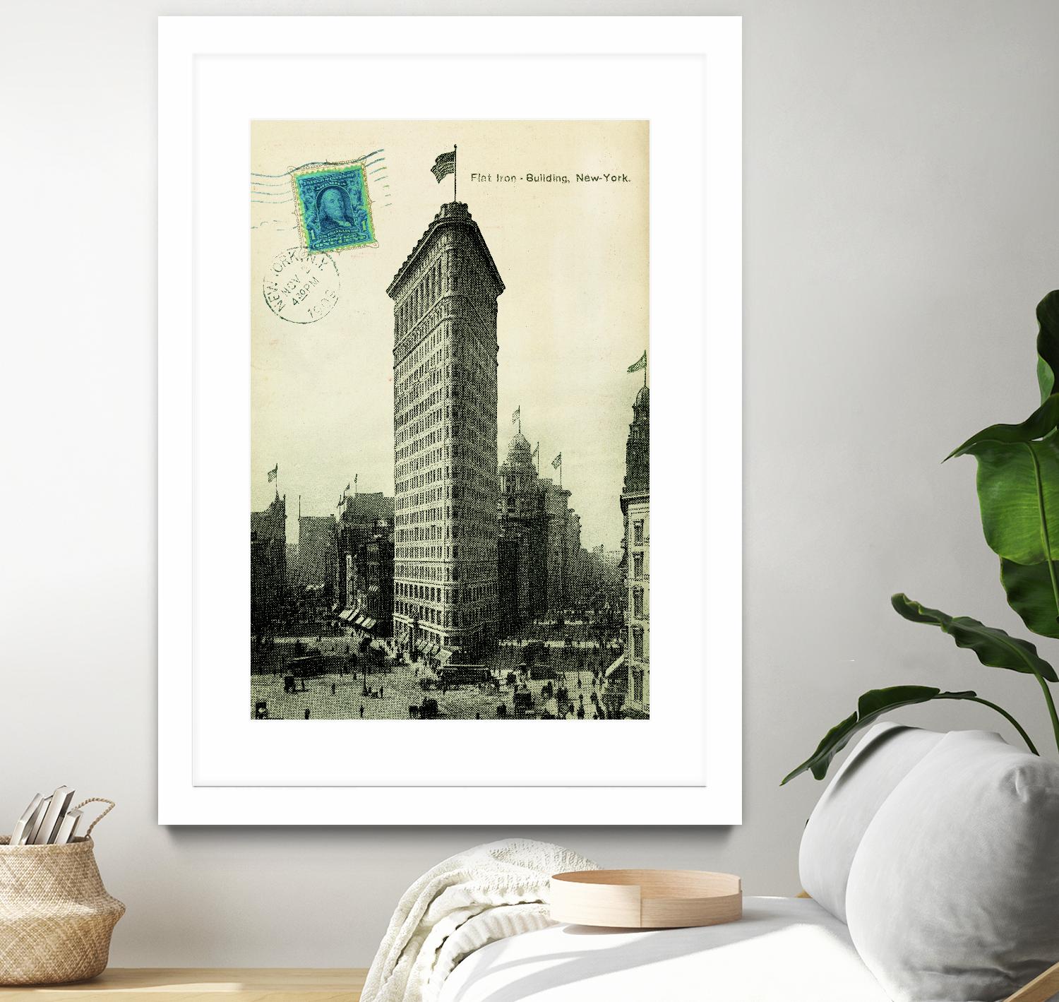 Flat Iron by Portfolio on GIANT ART - grey vintage