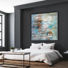 Calm sea by Silvia Vassileva on GIANT ART - brown sea scene