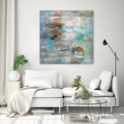 Calm sea by Silvia Vassileva on GIANT ART - brown sea scene