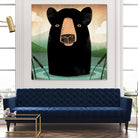 Skinny Dip Crop by Ryan Fowler on GIANT ART - blue animals