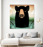 Skinny Dip Crop by Ryan Fowler on GIANT ART - blue animals