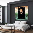 Skinny Dip Crop by Ryan Fowler on GIANT ART - blue animals