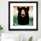 Skinny Dip Crop by Ryan Fowler on GIANT ART - blue animals