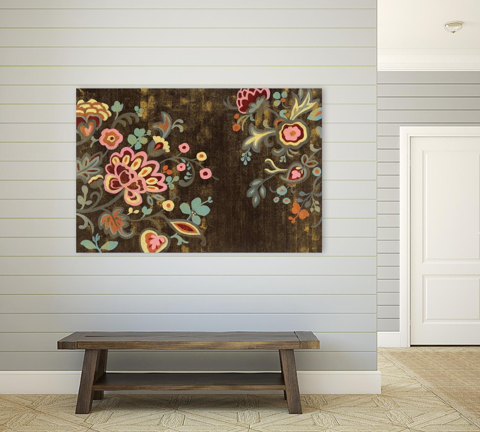 Decorative Paisley by Silvia Vassileva on GIANT ART - pink floral