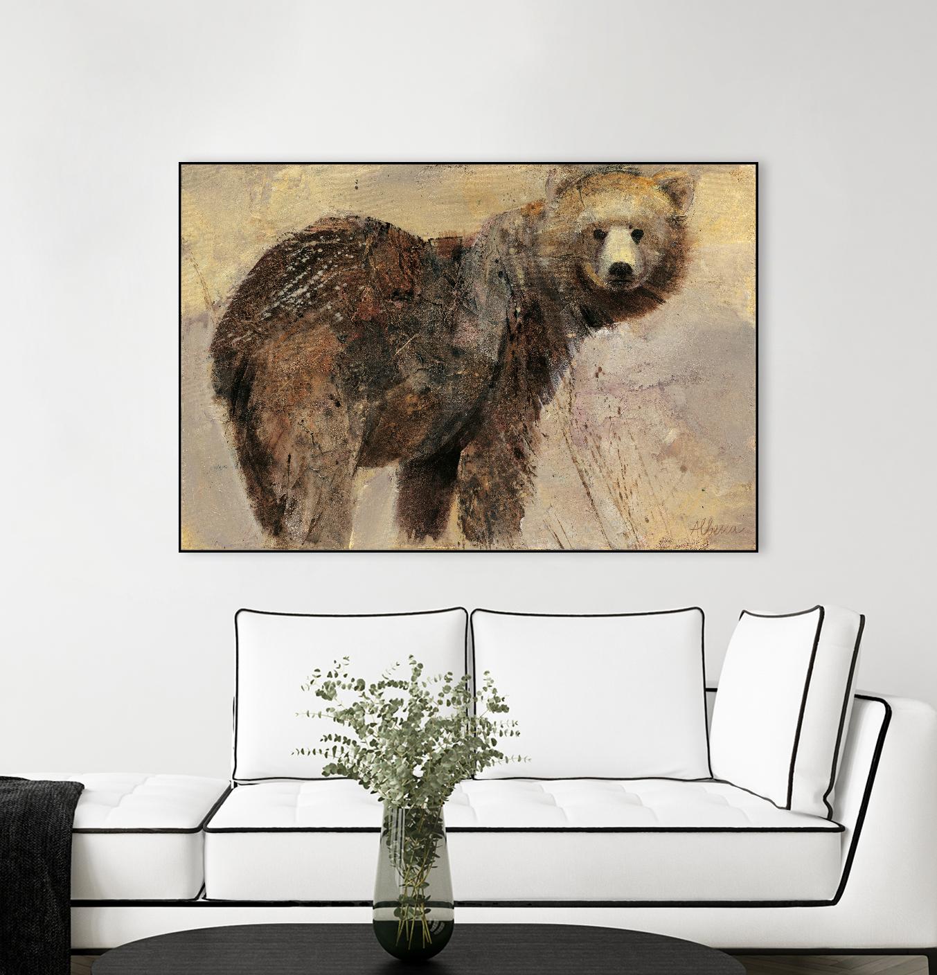 Backward Glance by Albena Hristova on GIANT ART - beige animals