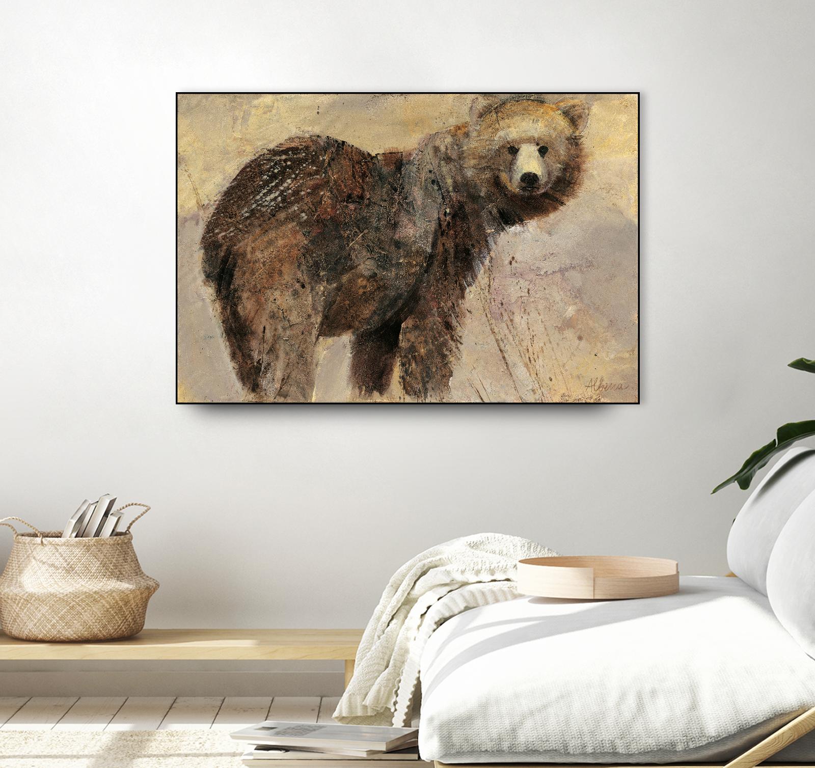 Backward Glance by Albena Hristova on GIANT ART - beige animals