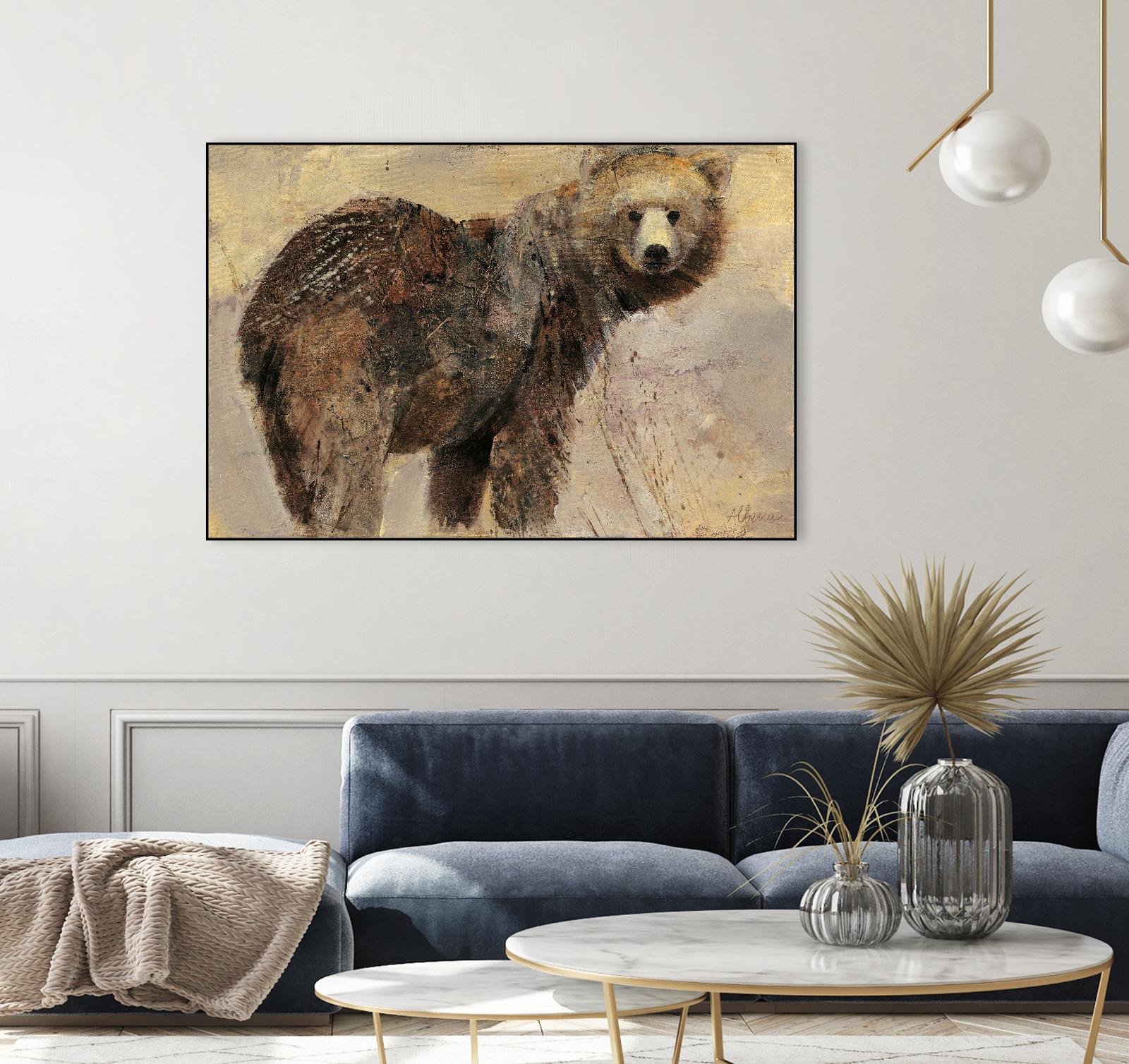 Backward Glance by Albena Hristova on GIANT ART - beige animals