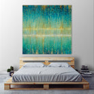 Rain Abstract I by Danhui Nai on GIANT ART - yellow abstract