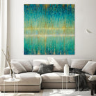 Rain Abstract I by Danhui Nai on GIANT ART - yellow abstract