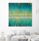 Rain Abstract I by Danhui Nai on GIANT ART - yellow abstract