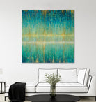 Rain Abstract I by Danhui Nai on GIANT ART - yellow abstract