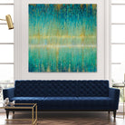 Rain Abstract I by Danhui Nai on GIANT ART - yellow abstract