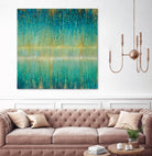 Rain Abstract I by Danhui Nai on GIANT ART - yellow abstract