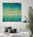 Rain Abstract I by Danhui Nai on GIANT ART - yellow abstract