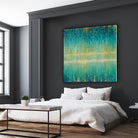 Rain Abstract I by Danhui Nai on GIANT ART - yellow abstract