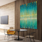 Rain Abstract I by Danhui Nai on GIANT ART - yellow abstract