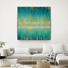 Rain Abstract I by Danhui Nai on GIANT ART - yellow abstract