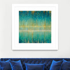 Rain Abstract I by Danhui Nai on GIANT ART - yellow abstract