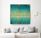 Rain Abstract I by Danhui Nai on GIANT ART - yellow abstract