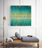 Rain Abstract I by Danhui Nai on GIANT ART - yellow abstract