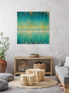 Rain Abstract I by Danhui Nai on GIANT ART - yellow abstract