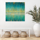 Rain Abstract I by Danhui Nai on GIANT ART - yellow abstract