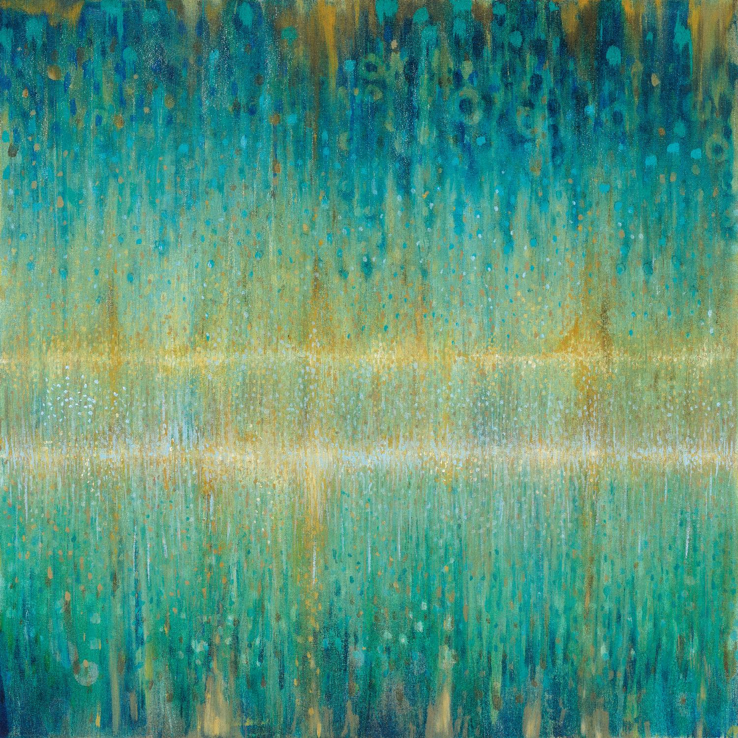 Rain Abstract I by Danhui Nai on GIANT ART - yellow abstract