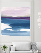 Plum Glow by Chris Paschke on GIANT ART - blue abstract