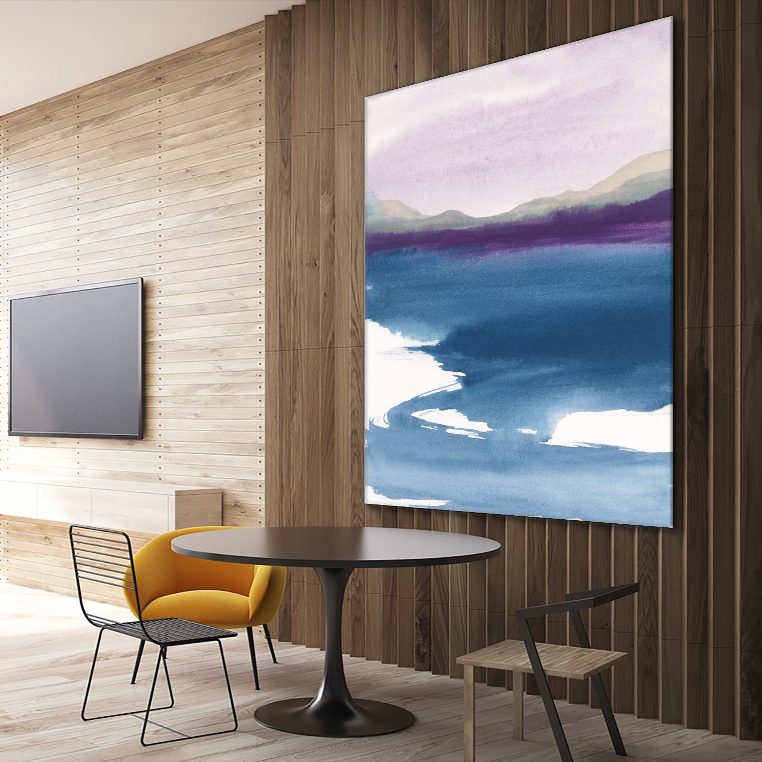 Plum Glow by Chris Paschke on GIANT ART - blue abstract