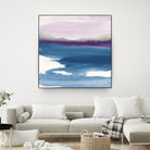 Plum Glow by Chris Paschke on GIANT ART - blue abstract