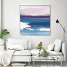 Plum Glow by Chris Paschke on GIANT ART - blue abstract