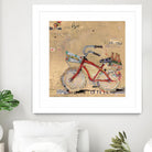 Pizza and Beer by Kellie Day on GIANT ART - beige leisure