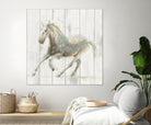 Stallion II on Birch by James Wiens on GIANT ART - grey animals