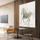 Stallion II on Birch by James Wiens on GIANT ART - grey animals