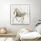 Stallion II on Birch by James Wiens on GIANT ART - grey animals