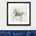 Stallion II on Birch by James Wiens on GIANT ART - grey animals