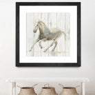 Stallion II on Birch by James Wiens on GIANT ART - grey animals