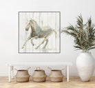 Stallion II on Birch by James Wiens on GIANT ART - grey animals