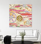 EU Timetable II on by Kathy Ferguson on GIANT ART - beige abstract