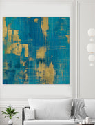 Northern Lights Crop by Melissa Averinos on GIANT ART - yellow abstract