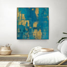 Northern Lights Crop by Melissa Averinos on GIANT ART - yellow abstract