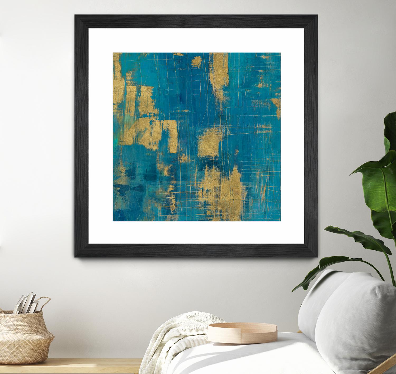 Northern Lights Crop by Melissa Averinos on GIANT ART - yellow abstract