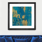 Northern Lights Crop by Melissa Averinos on GIANT ART - yellow abstract