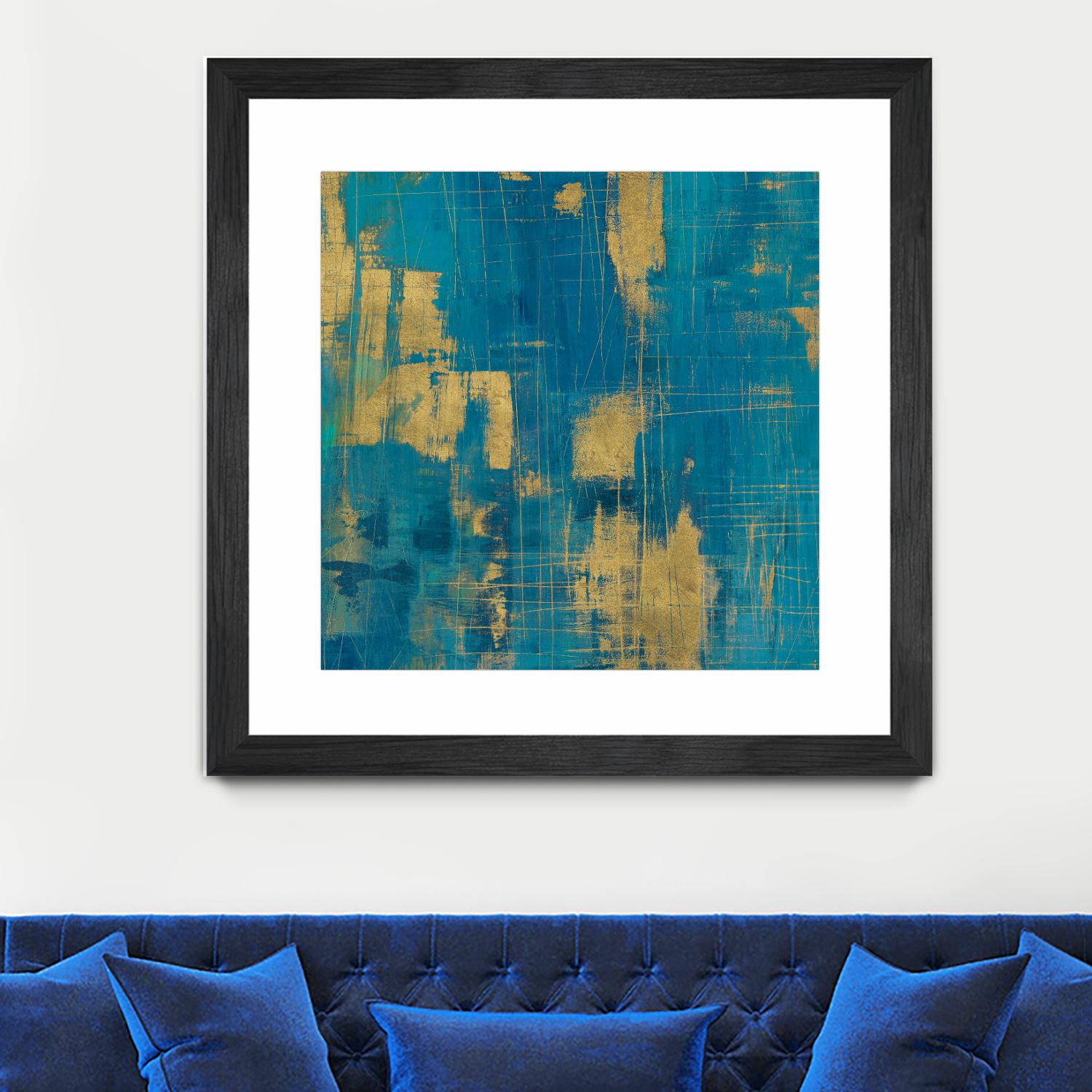 Northern Lights Crop by Melissa Averinos on GIANT ART - yellow abstract