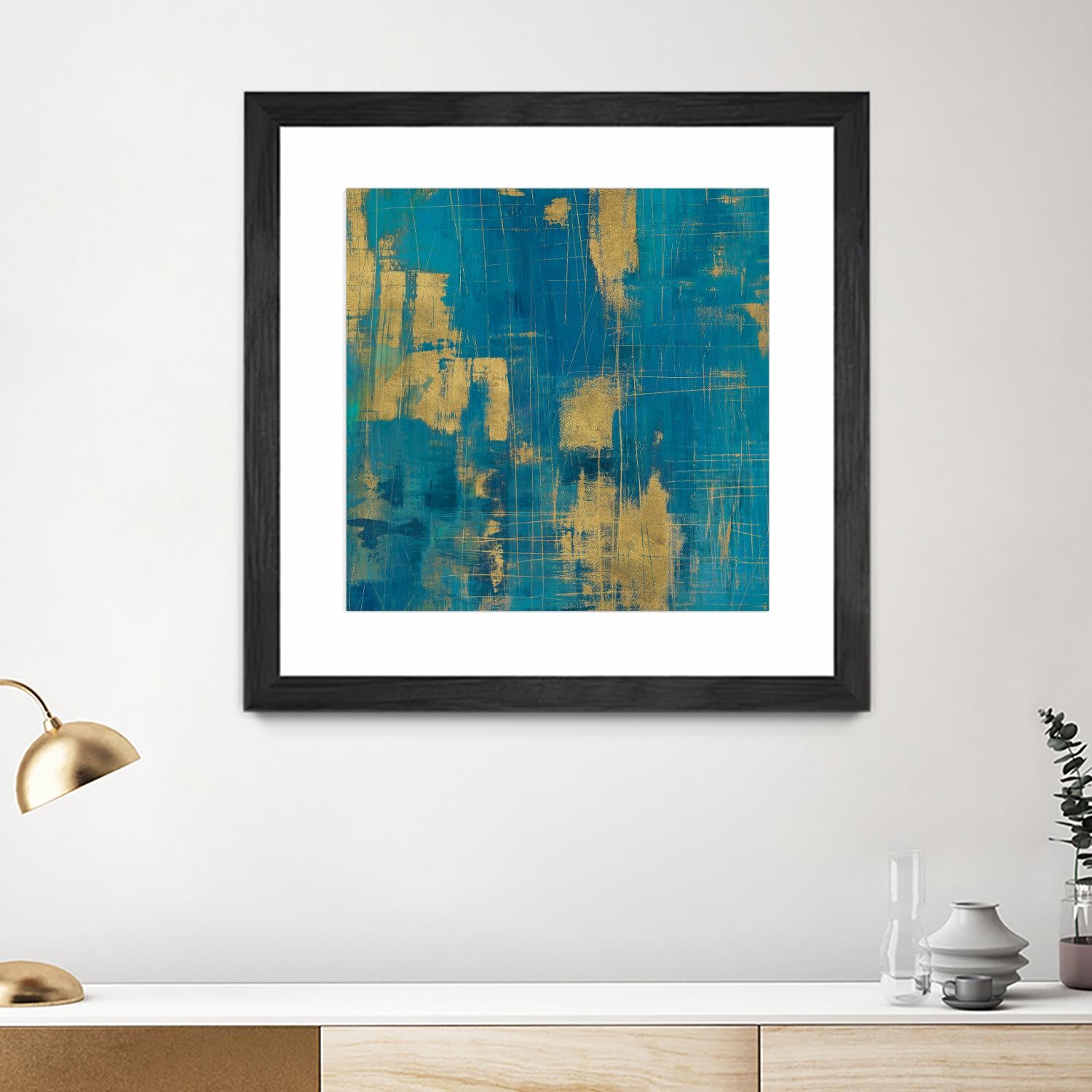 Northern Lights Crop by Melissa Averinos on GIANT ART - yellow abstract