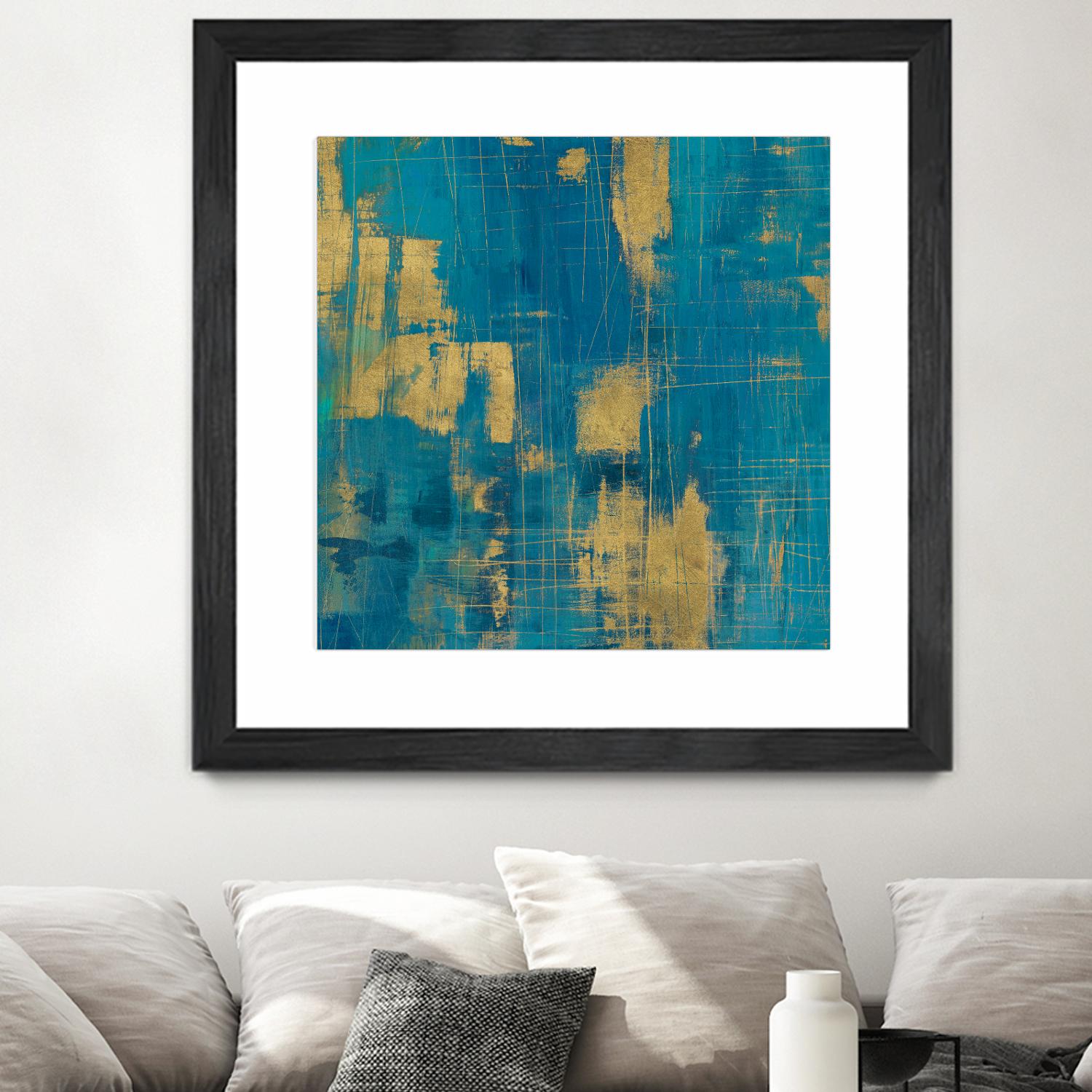 Northern Lights Crop by Melissa Averinos on GIANT ART - yellow abstract