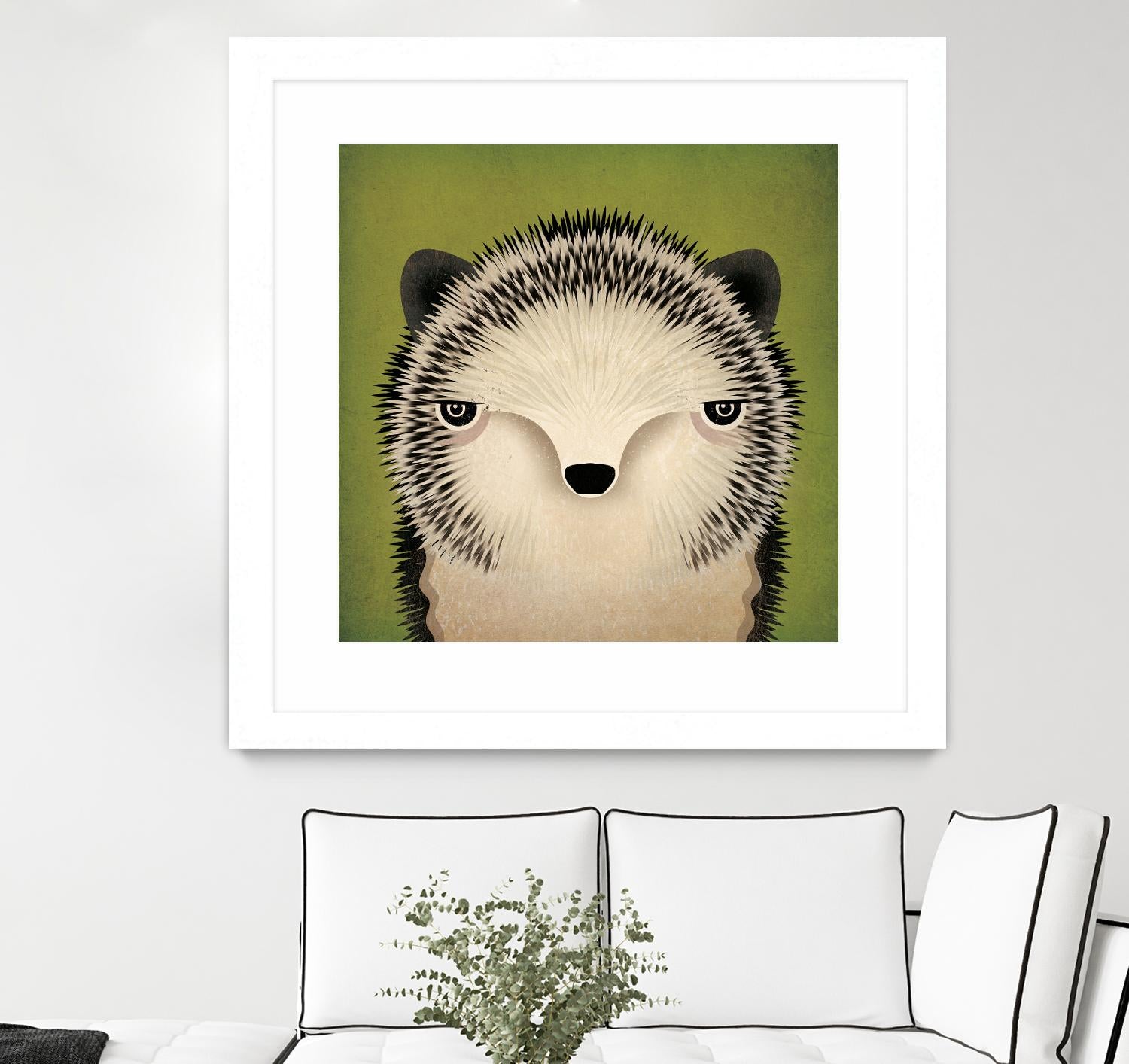 Baby Hedgehog by Ryan Fowler on GIANT ART - beige animals