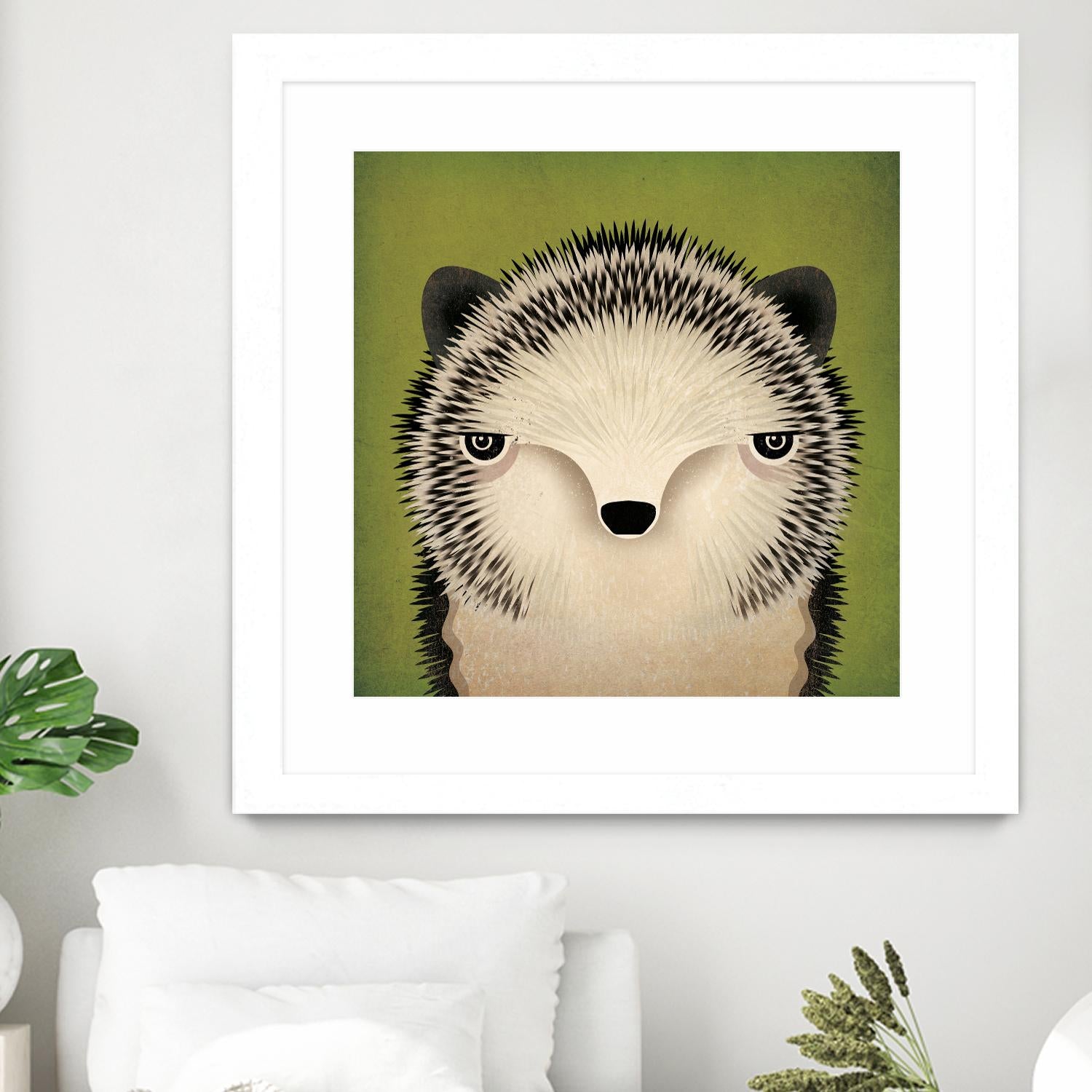 Baby Hedgehog by Ryan Fowler on GIANT ART - beige animals