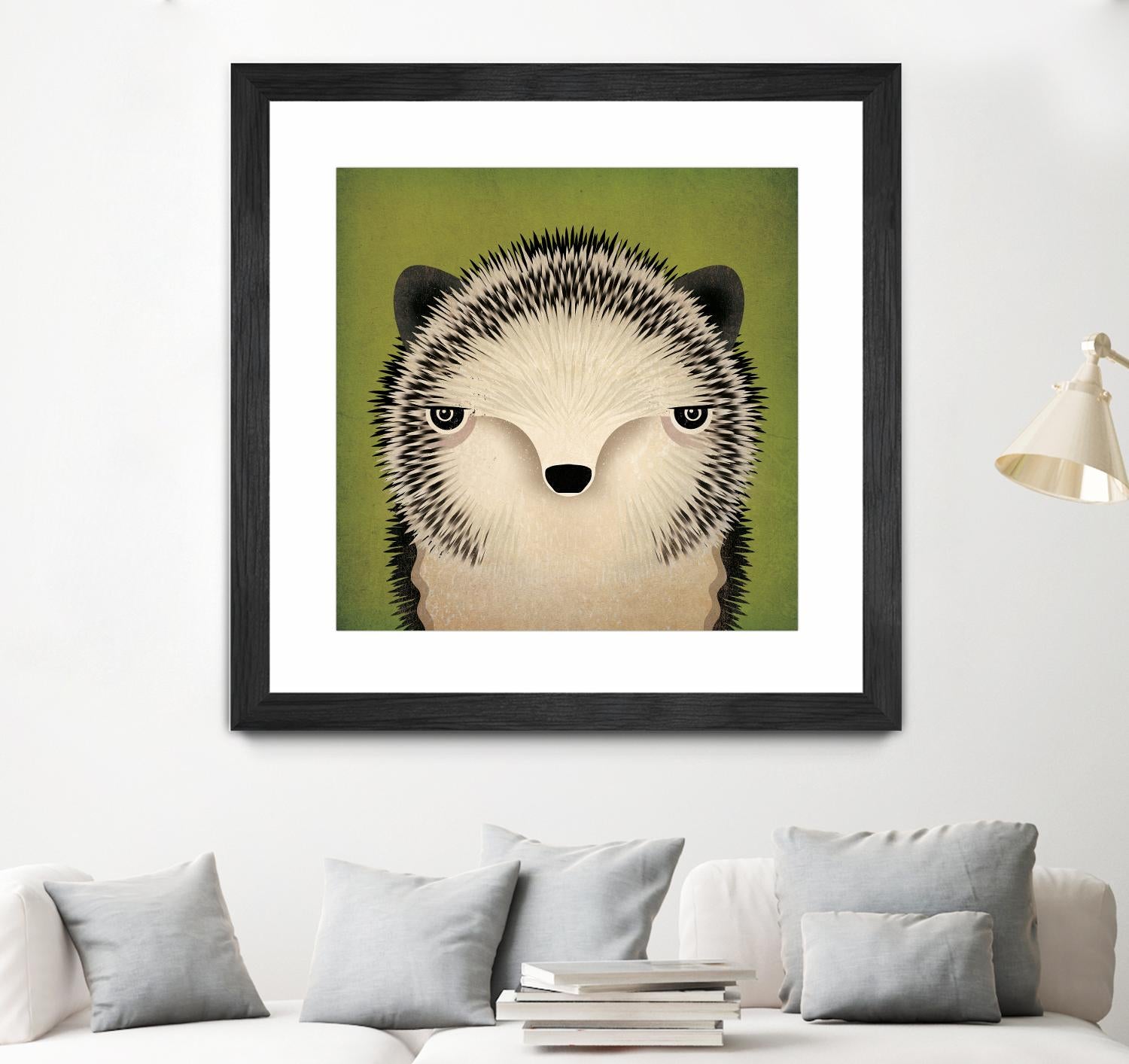 Baby Hedgehog by Ryan Fowler on GIANT ART - beige animals