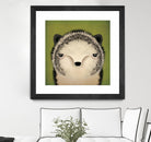 Baby Hedgehog by Ryan Fowler on GIANT ART - beige animals